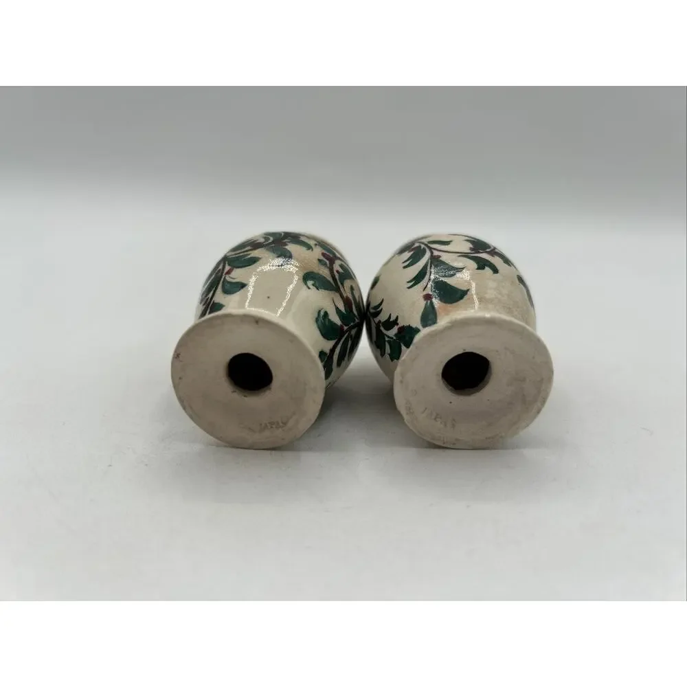 Vintage Retro Salt and Pepper Shakers Ceramic Made In Japan‎ U260/4